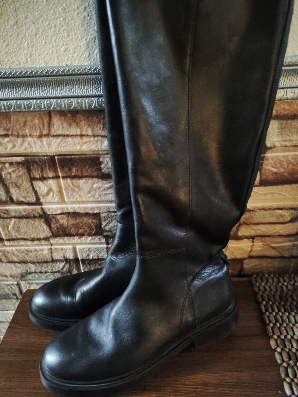 Sam Edelman Black Leather  Boots